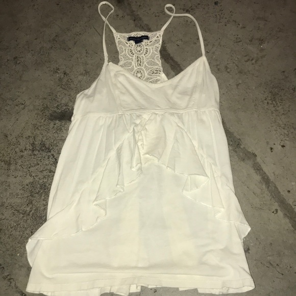 A white lace babydoll top - Picture 1 of 2